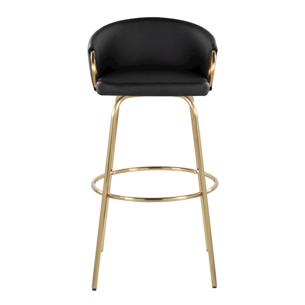 Claire 30" Fixed-Height Barstool - Set of 2. Picture 6
