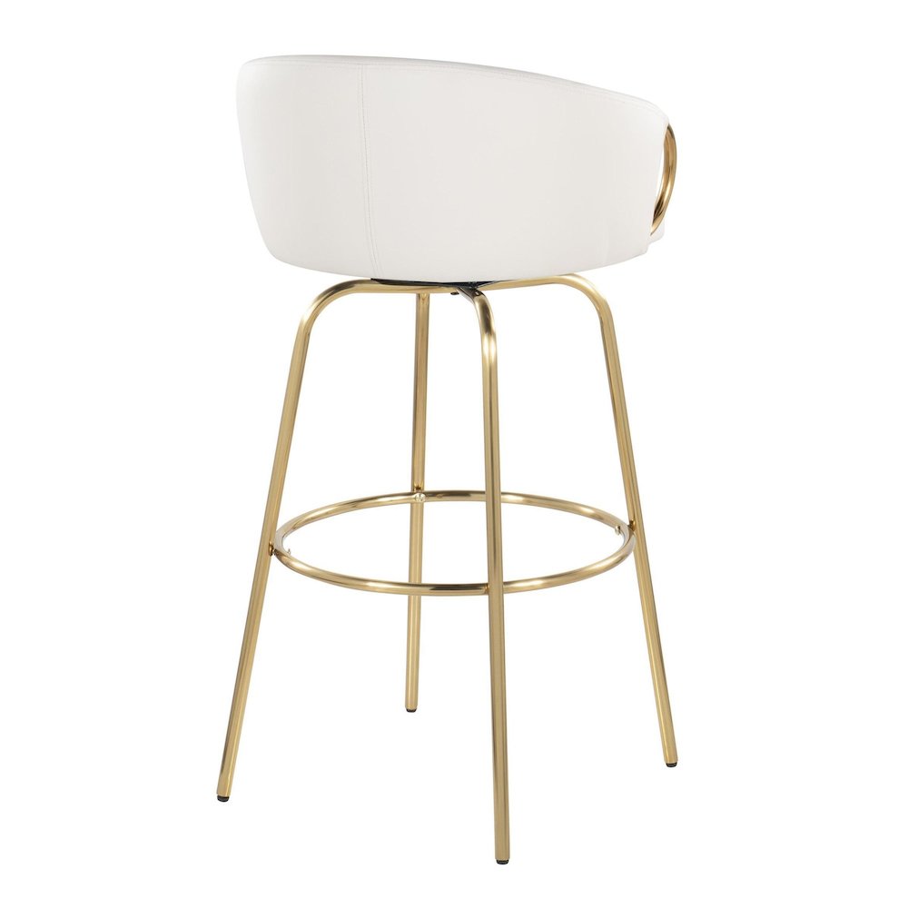 Claire 30" Fixed-Height Barstool - Set of 2. Picture 4