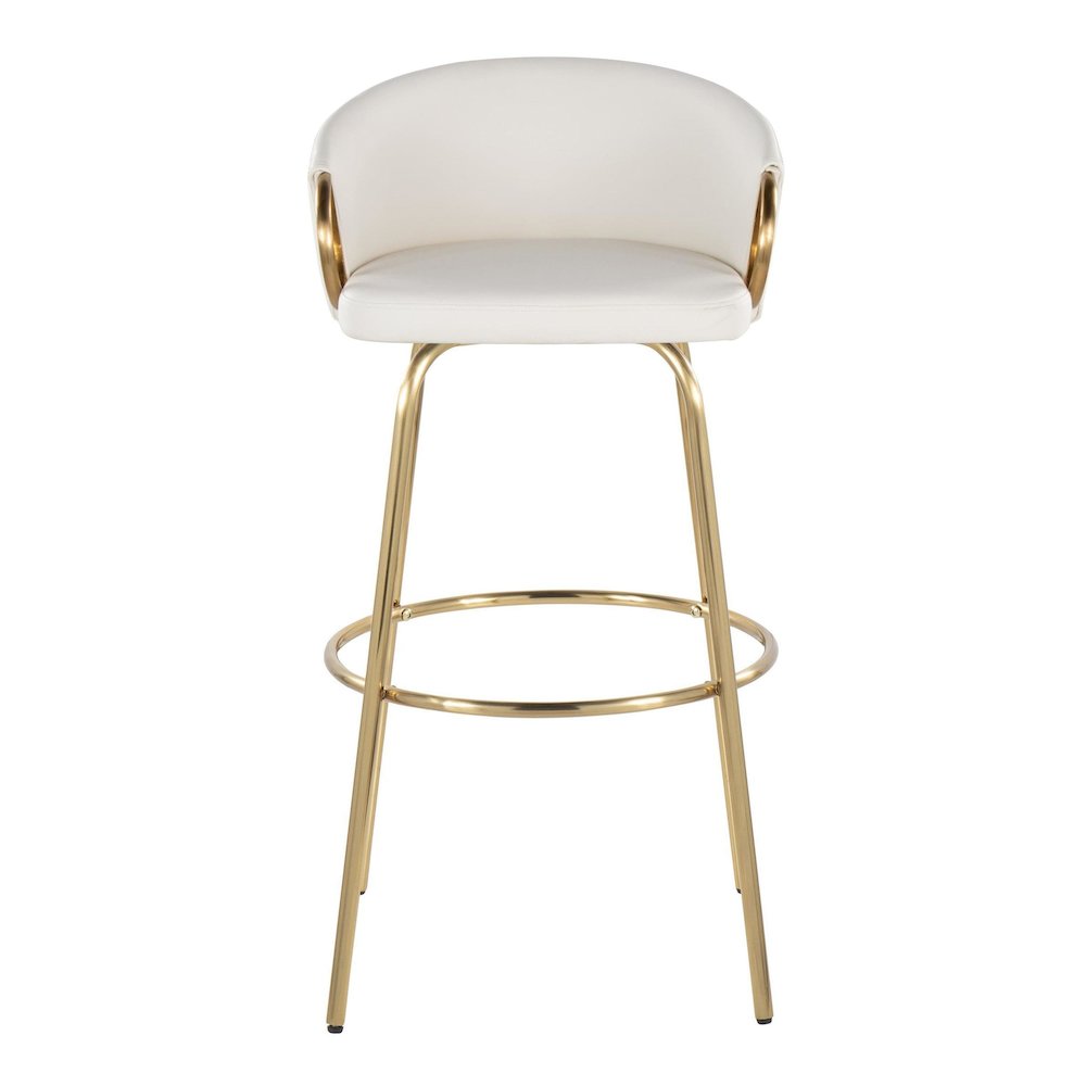 Claire 30" Fixed-Height Barstool - Set of 2. Picture 6