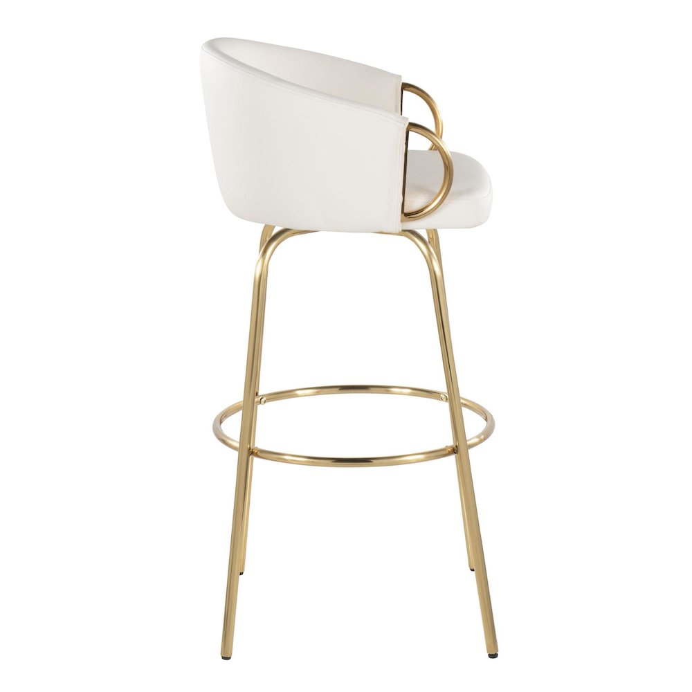 Claire 30" Fixed-Height Barstool - Set of 2. Picture 3