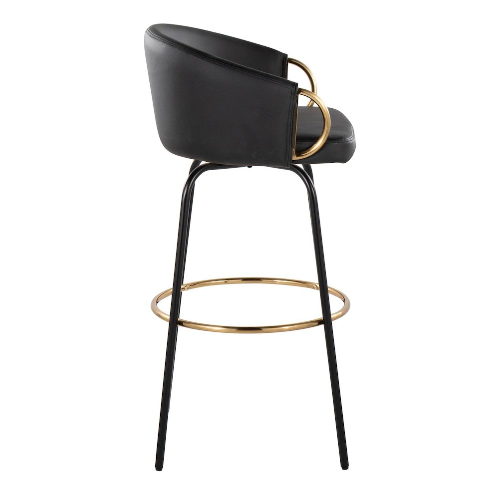 Claire 30" Fixed-Height Barstool - Set of 2. Picture 3