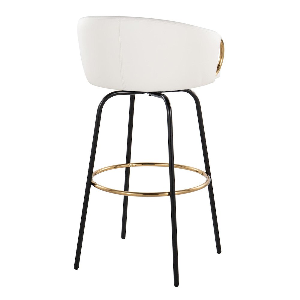 Claire 30" Fixed-Height Barstool - Set of 2. Picture 4