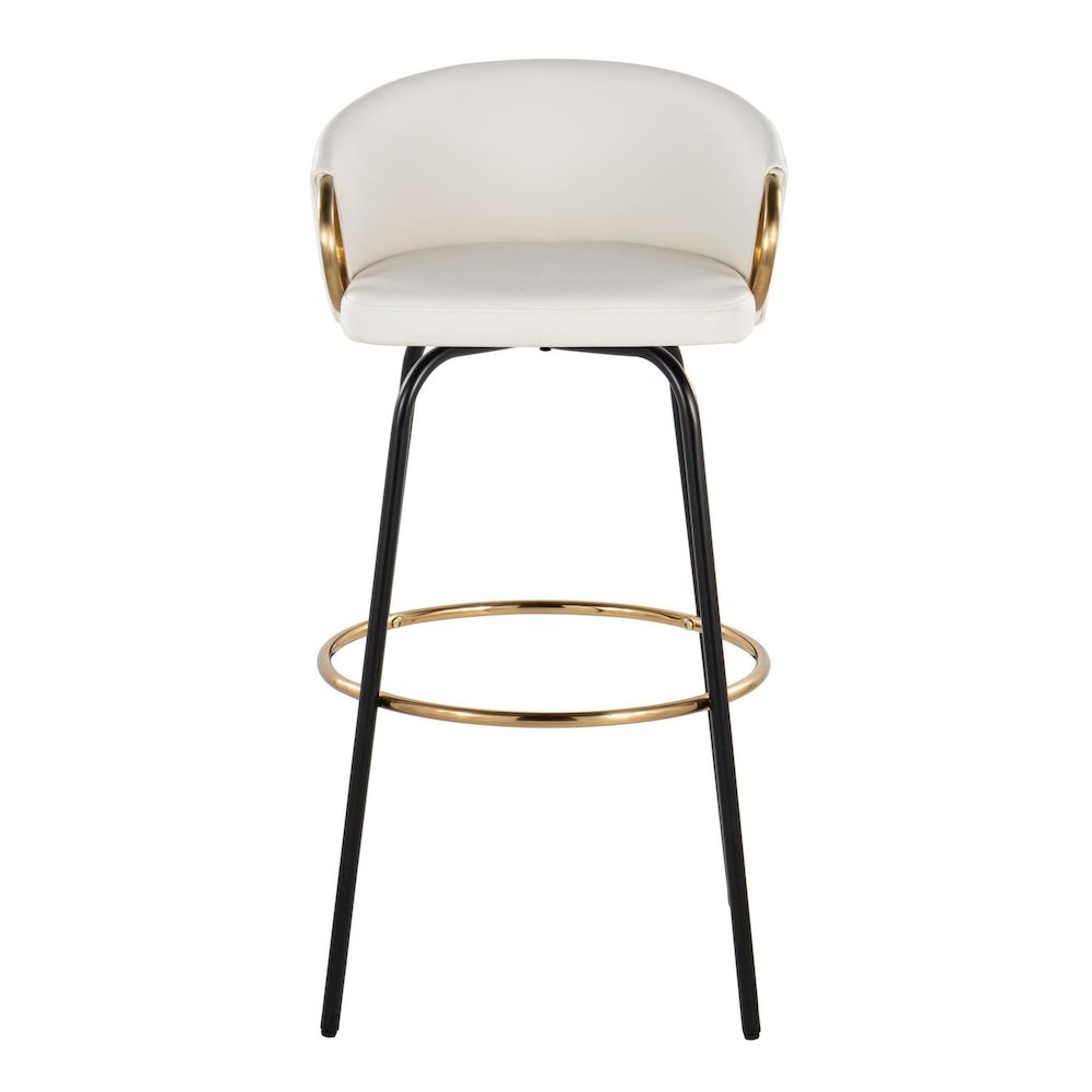 Claire 30" Fixed-Height Barstool - Set of 2. Picture 6