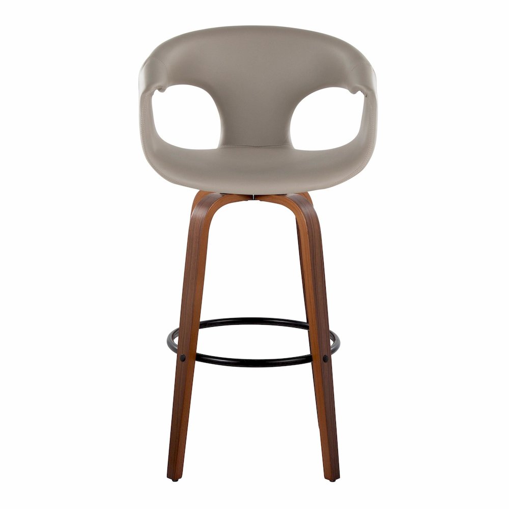 Curva 30" Fixed-Height Barstool - Set of 2. Picture 6