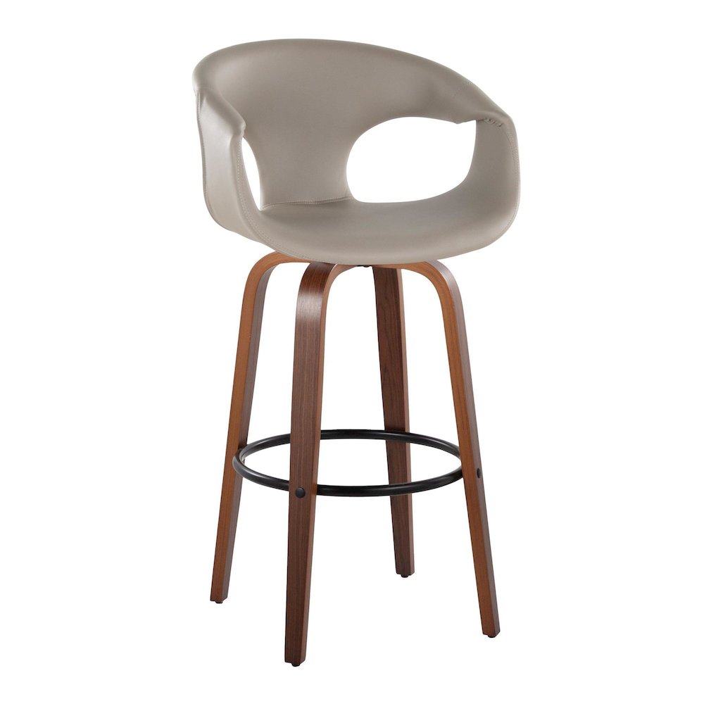 Curva 30" Fixed-Height Barstool - Set of 2. Picture 2
