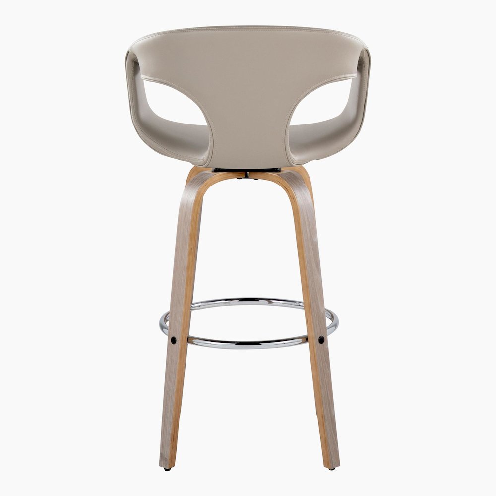 Curva 30" Fixed-Height Barstool - Set of 2. Picture 5