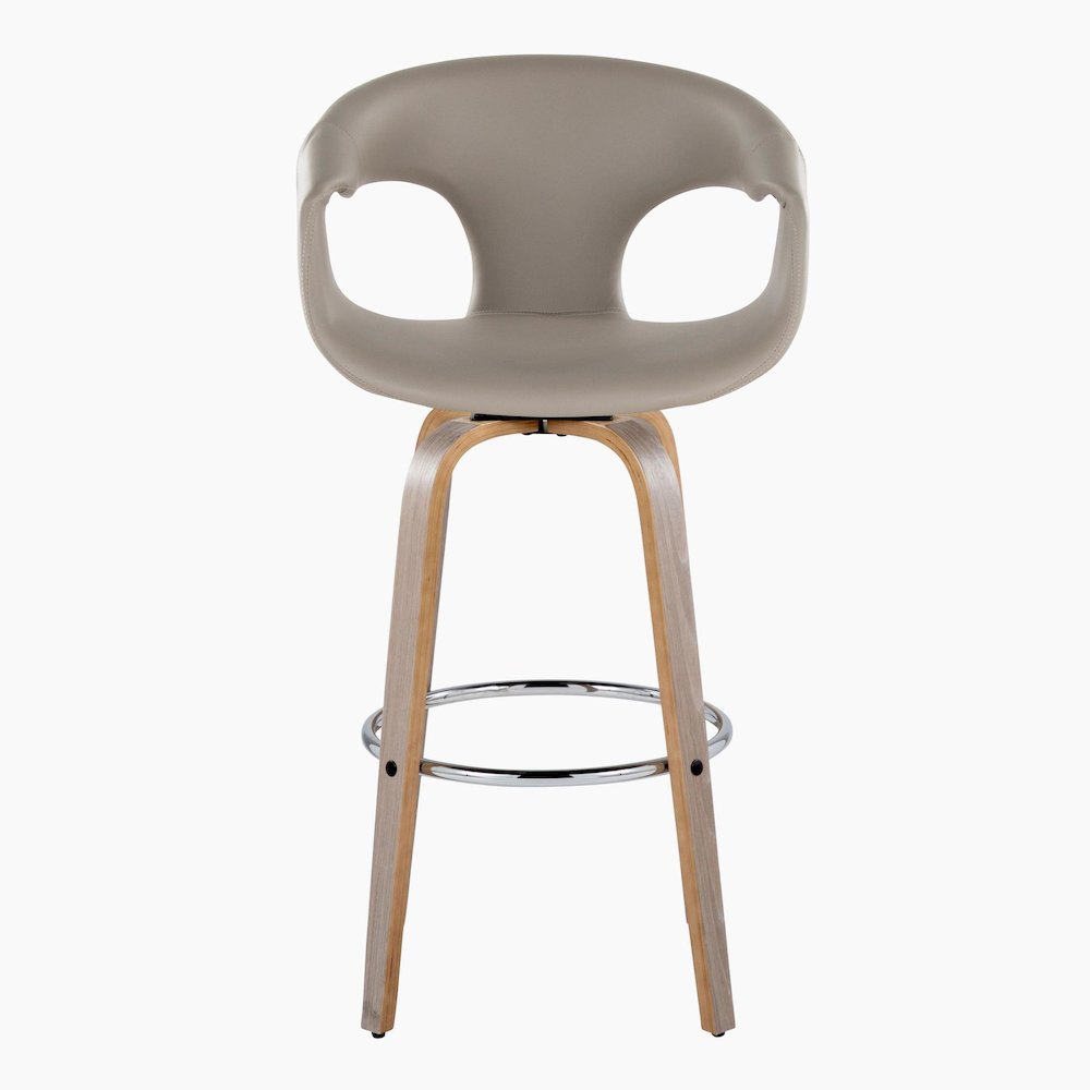 Curva 30" Fixed-Height Barstool - Set of 2. Picture 6