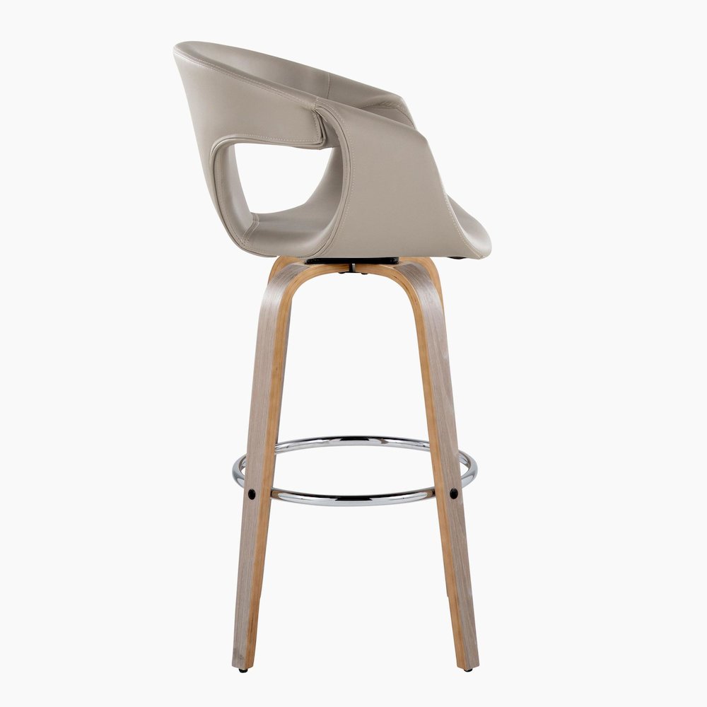 Curva 30" Fixed-Height Barstool - Set of 2. Picture 3