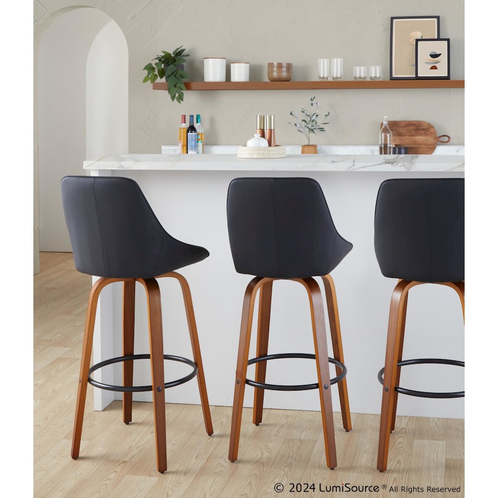 Diana 30" Fixed-Height Barstool - Set of 2. Picture 8