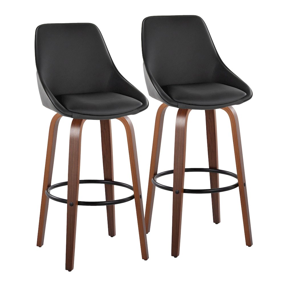 Diana 30" Fixed-Height Barstool - Set of 2. Picture 1