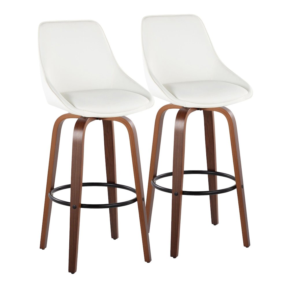 Diana 30" Fixed-Height Barstool - Set of 2. Picture 1