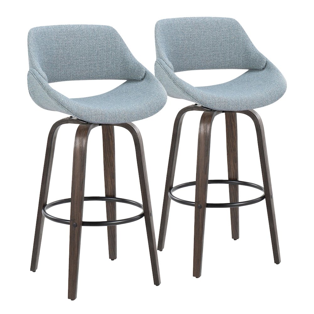 Fabrico 30" Fixed-Height Barstool - Set of 2. Picture 1