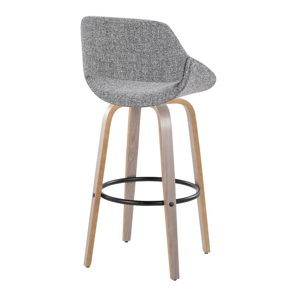 Fabrico 30" Fixed-Height Barstool - Set of 2. Picture 4