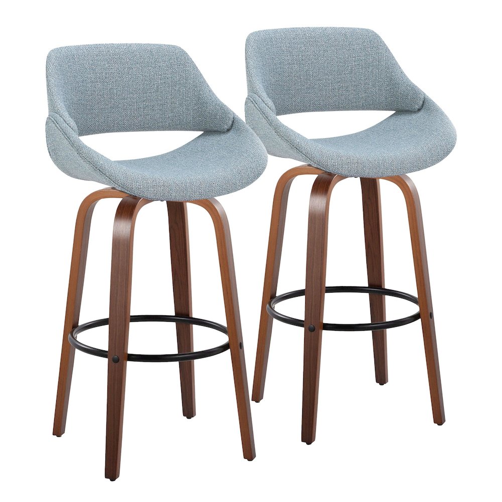 Fabrico 30" Fixed-Height Barstool - Set of 2. Picture 1