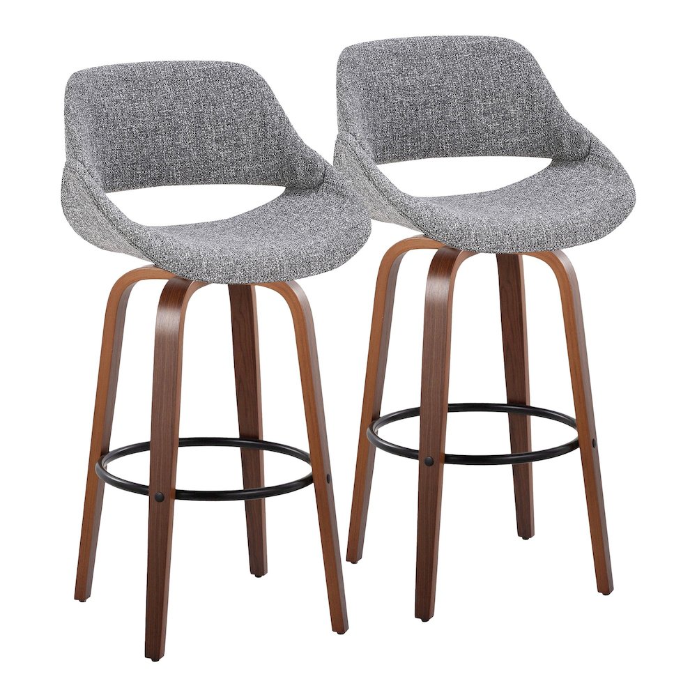 Fabrico 30" Fixed-Height Barstool - Set of 2. Picture 1
