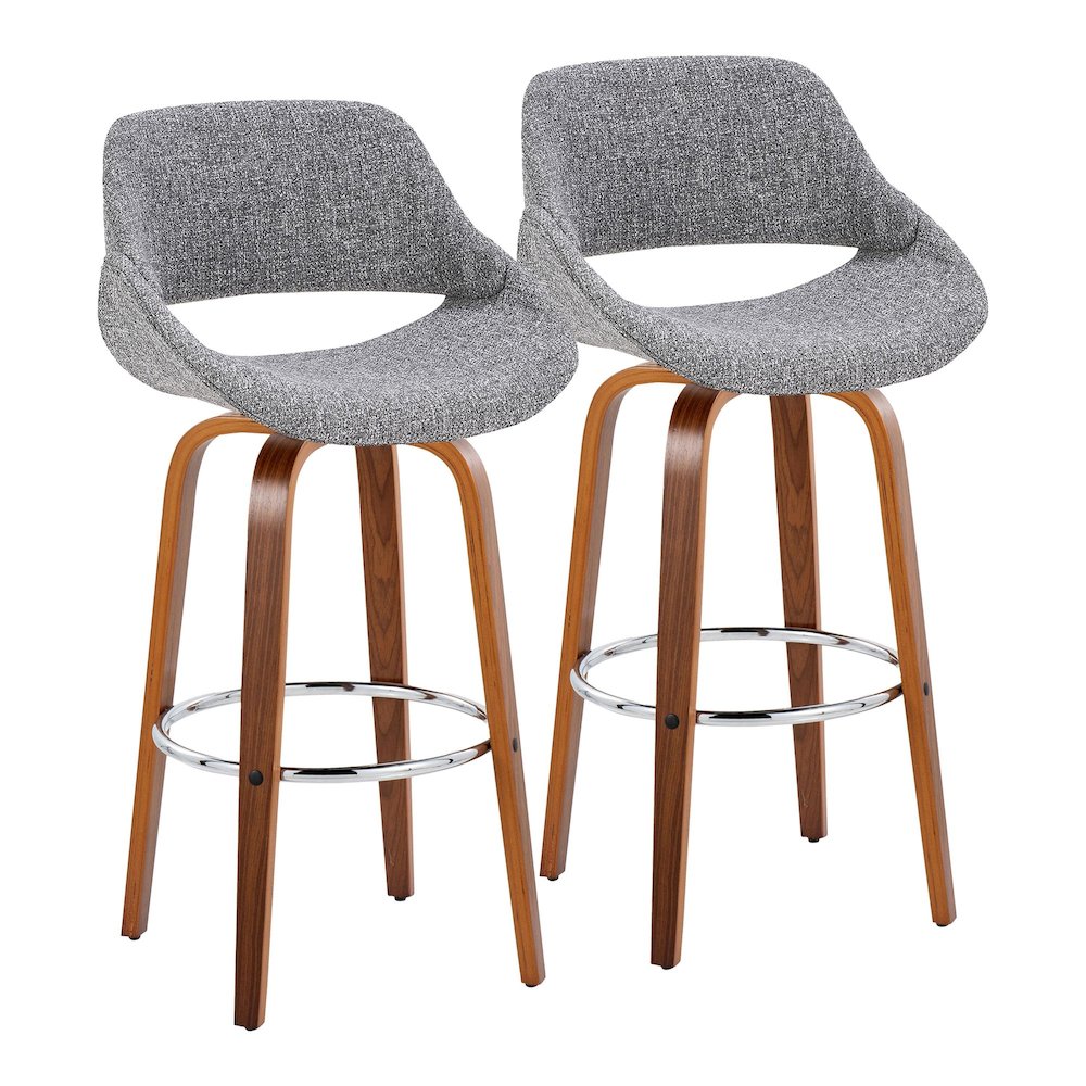 Fabrico 30" Fixed-Height Barstool - Set of 2. Picture 1