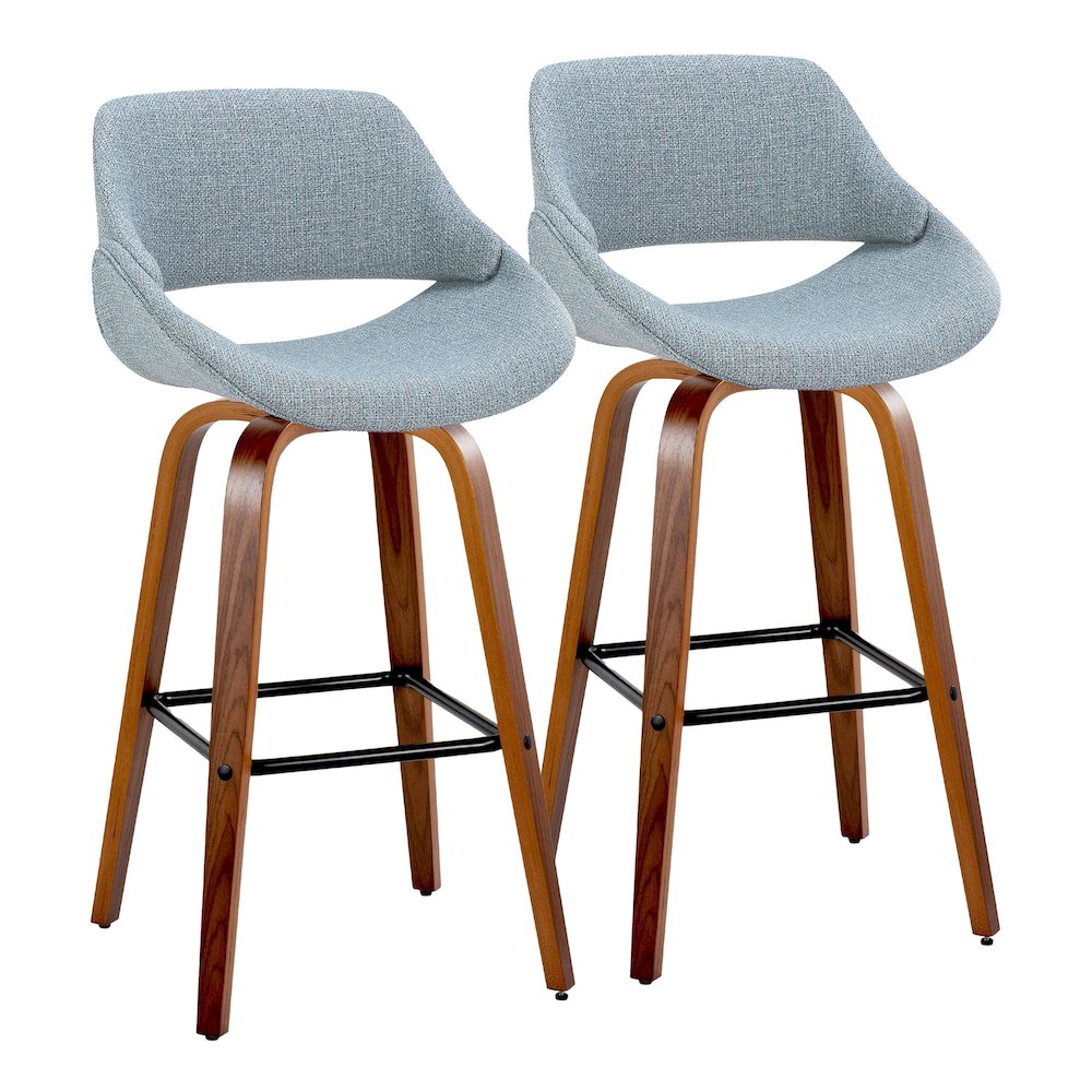 Fabrico 30" Fixed-Height Barstool - Set of 2. Picture 1