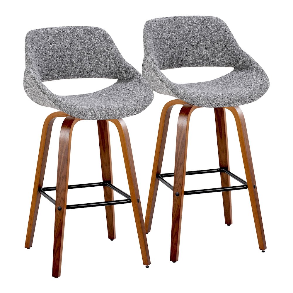 Fabrico 30" Fixed-Height Barstool - Set of 2. Picture 1