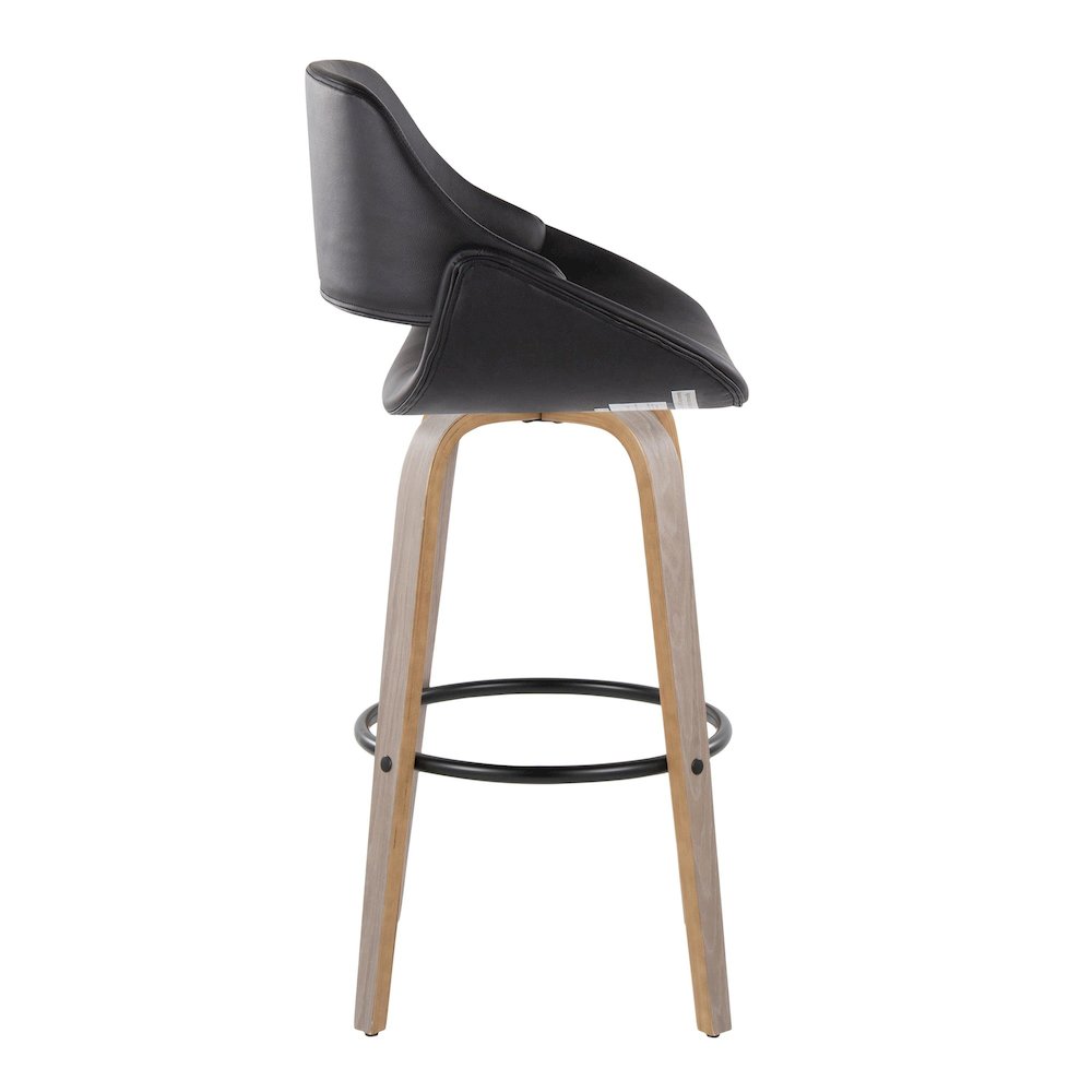 Fabrico 30" Fixed-Height Barstool - Set of 2. Picture 3