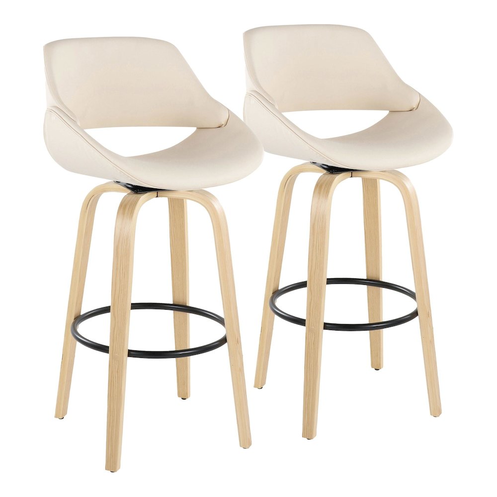 Fabrico 30" Fixed-Height Barstool - Set of 2. Picture 1