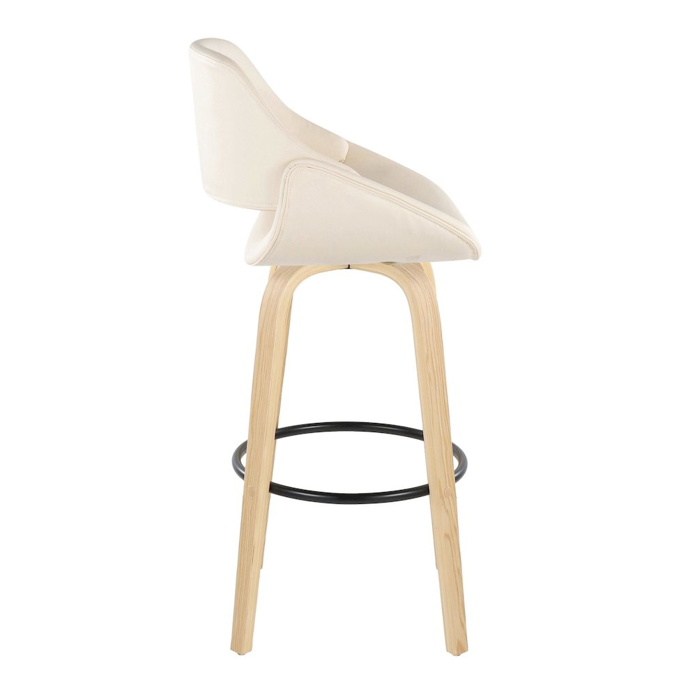 Fabrico 30" Fixed-Height Barstool - Set of 2. Picture 3