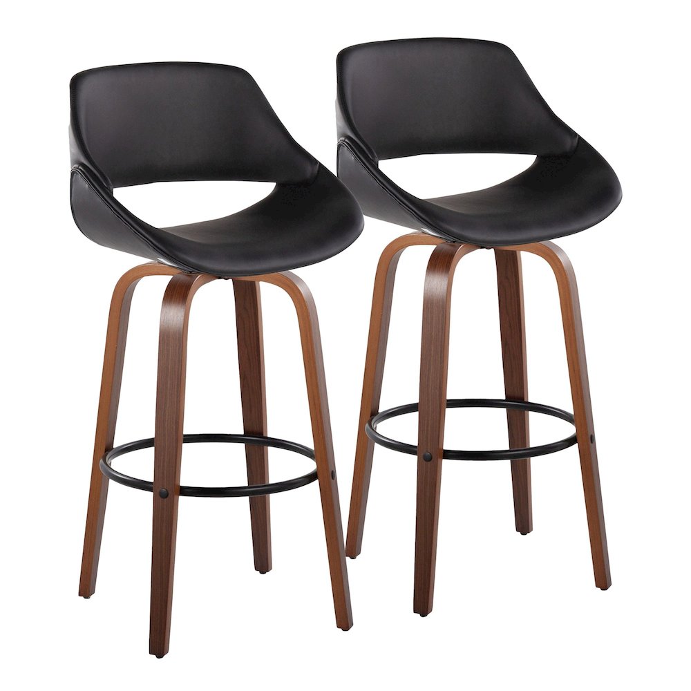 Fabrico 30" Fixed-Height Barstool - Set of 2. Picture 1
