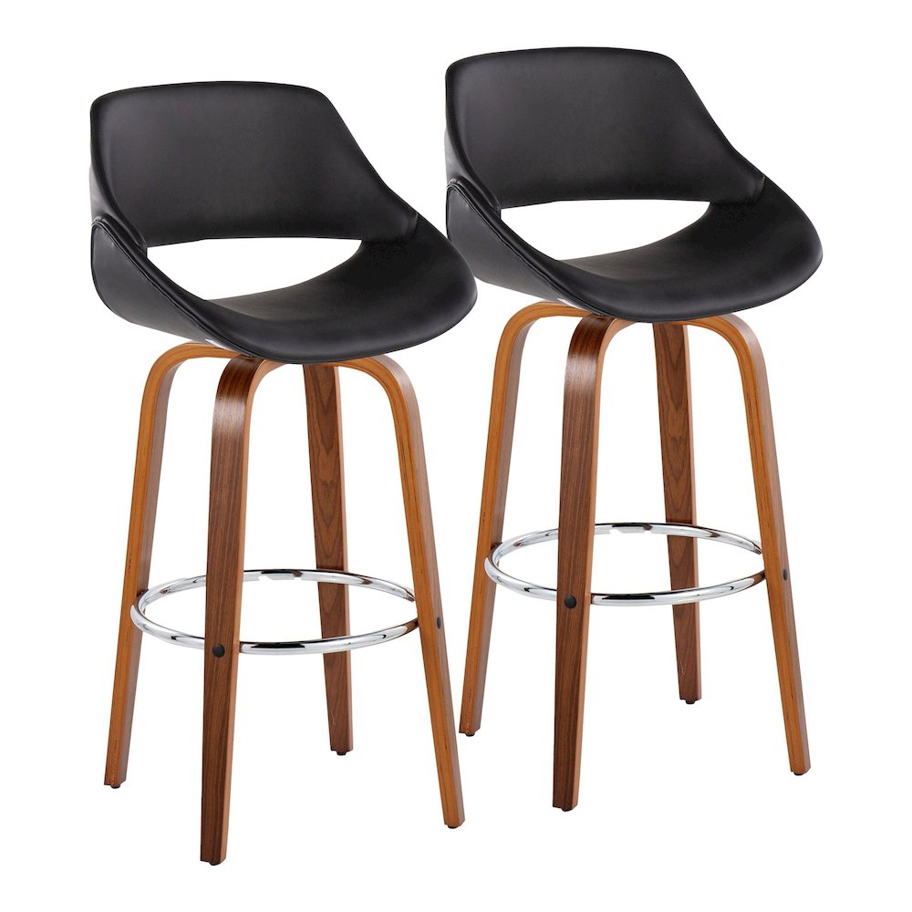 Fabrico 30" Fixed-Height Barstool - Set of 2. Picture 1