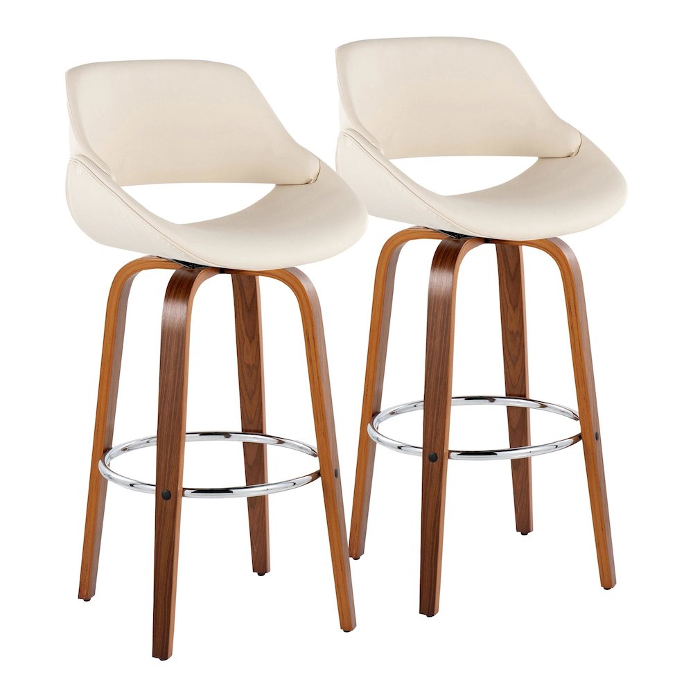 Fabrico 30" Fixed-Height Barstool - Set of 2. Picture 1