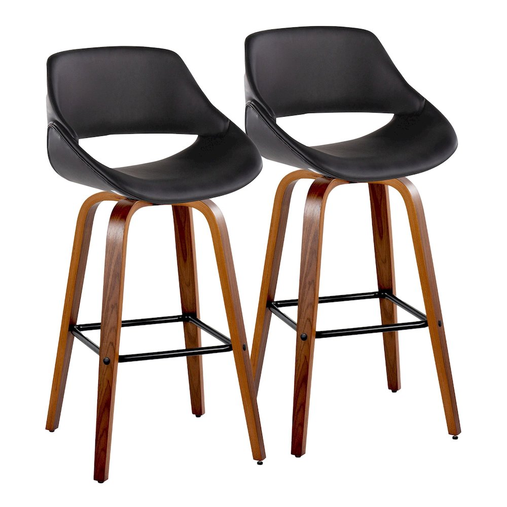 Fabrico 30" Fixed-Height Barstool - Set of 2. Picture 1