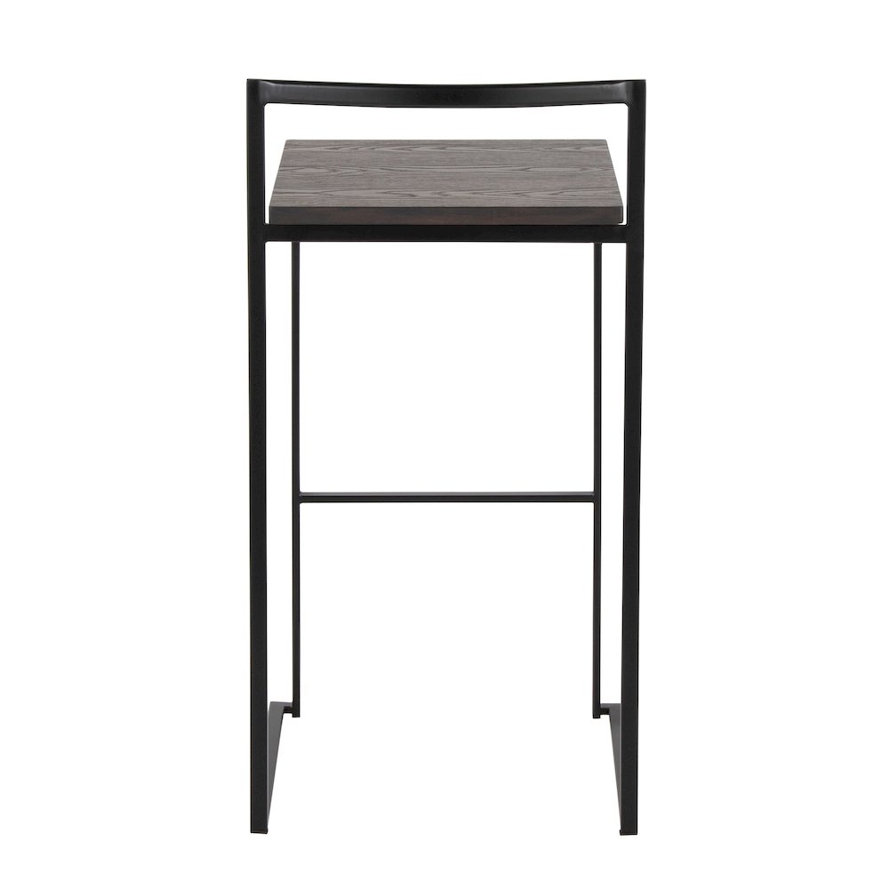 Fuji Stacker 30" Fixed-Height Barstool - Set of 2. Picture 5