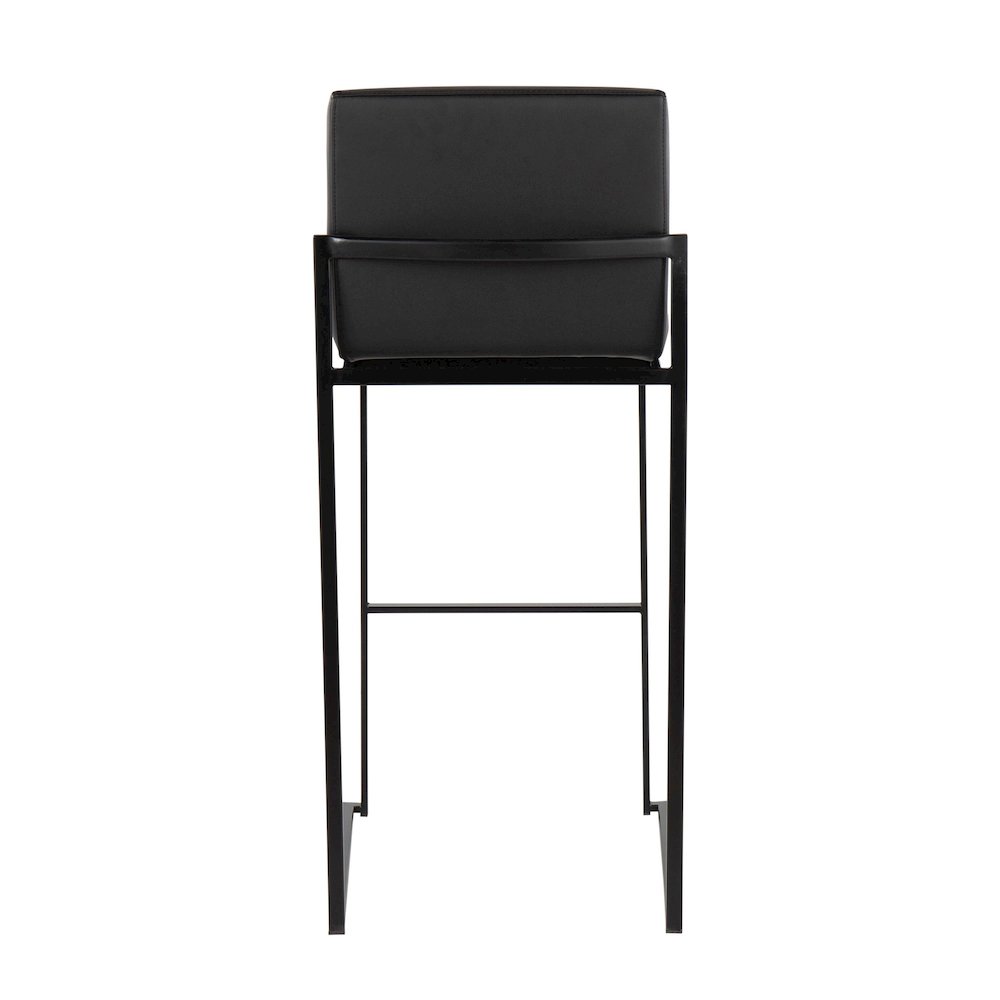 Fuji High Back 30" Fixed-Height Barstool - Set of 3. Picture 5