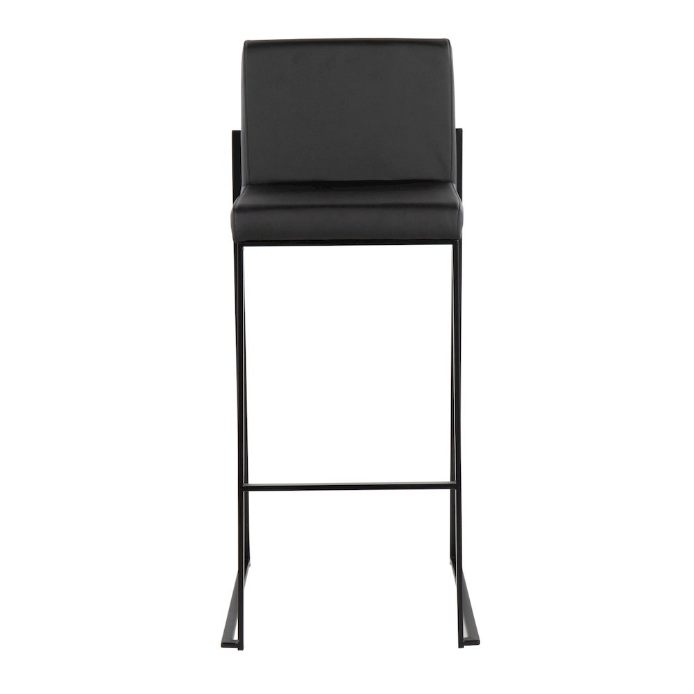 Fuji High Back 30" Fixed-Height Barstool - Set of 3. Picture 6