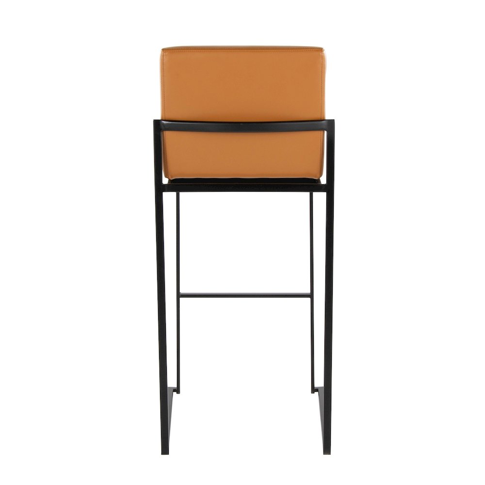 Fuji High Back 30" Fixed-Height Barstool - Set of 2. Picture 5