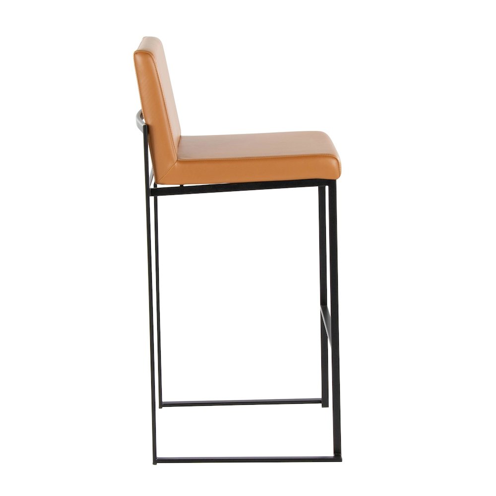 Fuji High Back 30" Fixed-Height Barstool - Set of 2. Picture 3