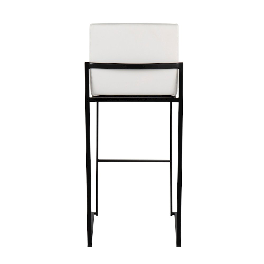 Fuji High Back 30" Fixed-Height Barstool - Set of 3. Picture 5