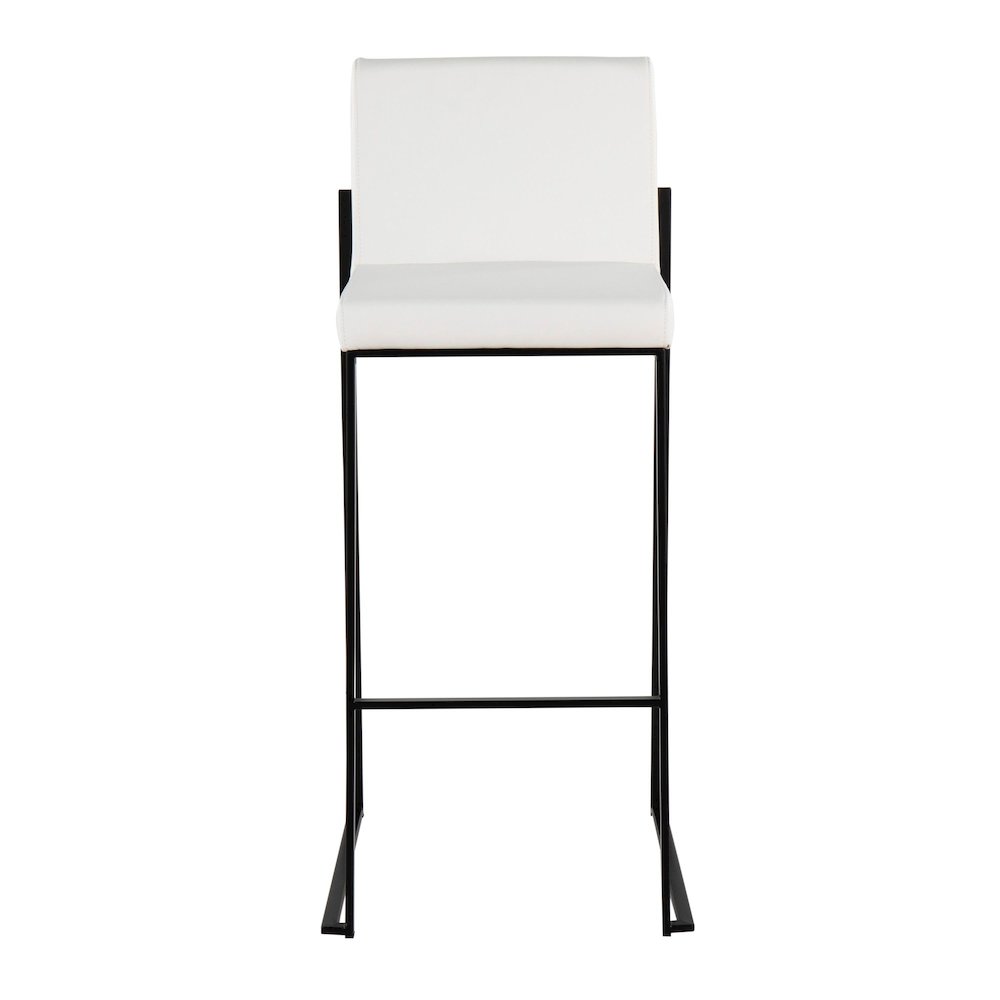Fuji High Back 30" Fixed-Height Barstool - Set of 3. Picture 6