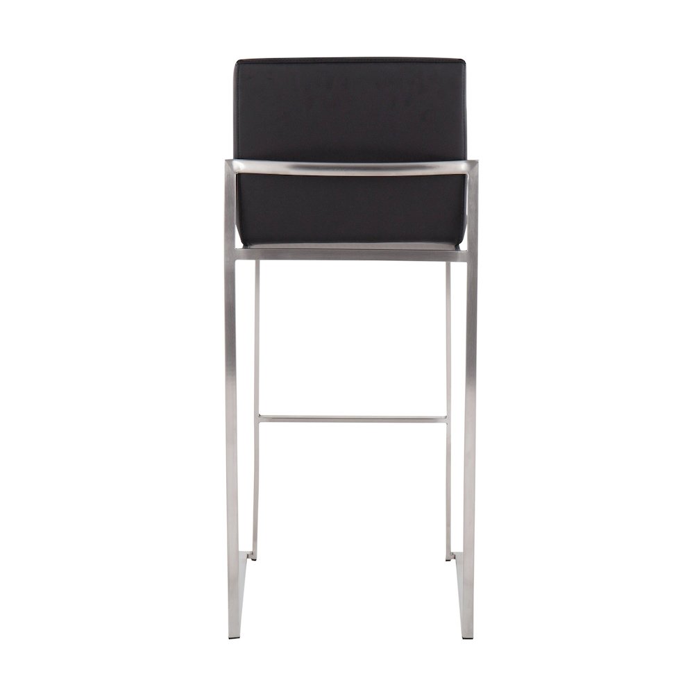 Fuji High Back 30" Fixed-Height Barstool - Set of 3. Picture 5