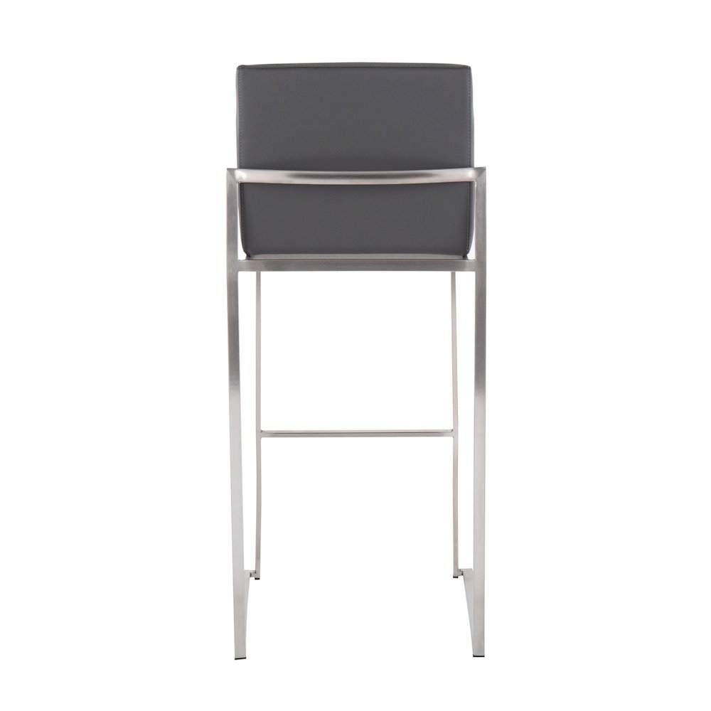 Fuji High Back 30" Fixed-Height Barstool - Set of 3. Picture 5