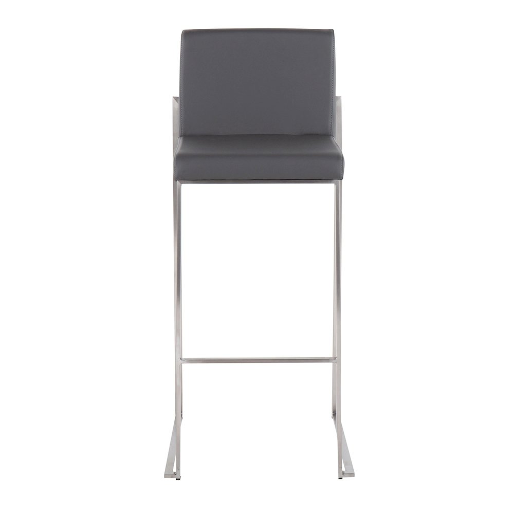 Fuji High Back 30" Fixed-Height Barstool - Set of 3. Picture 6