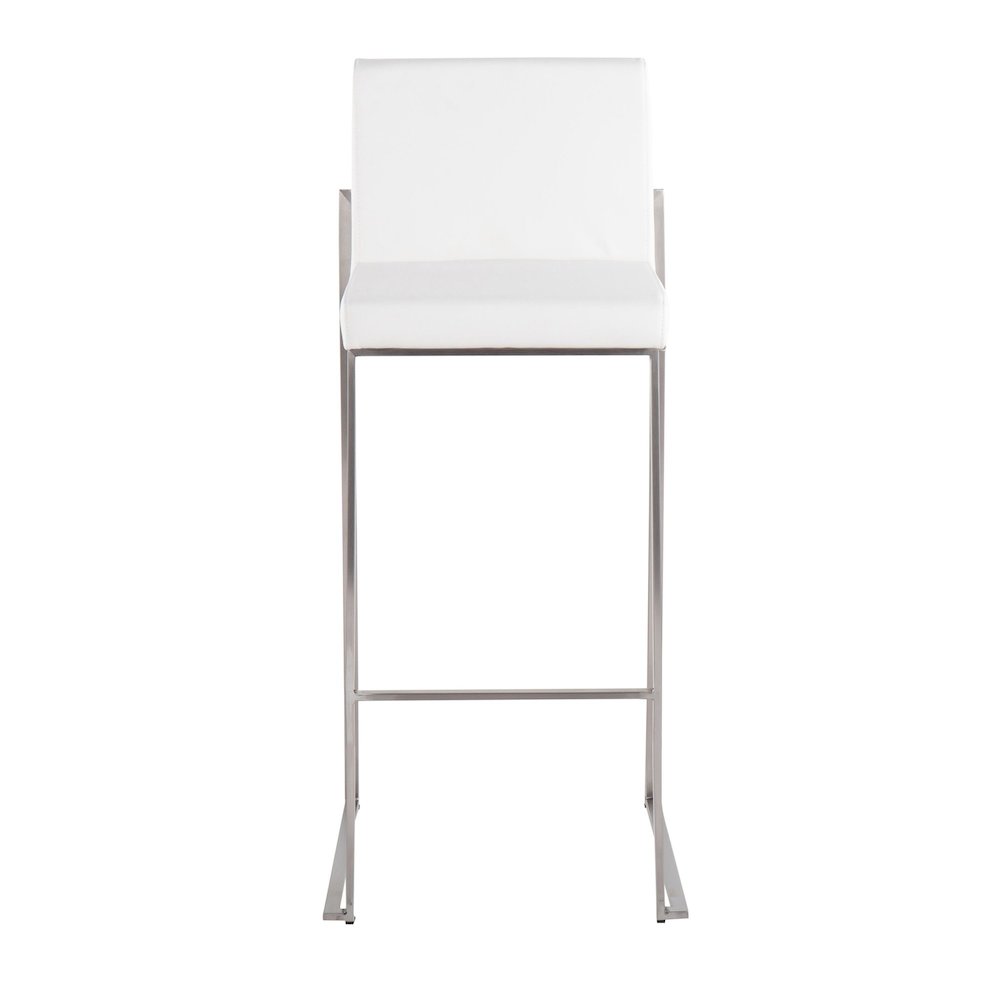 Fuji High Back 30" Fixed-Height Barstool - Set of 3. Picture 6
