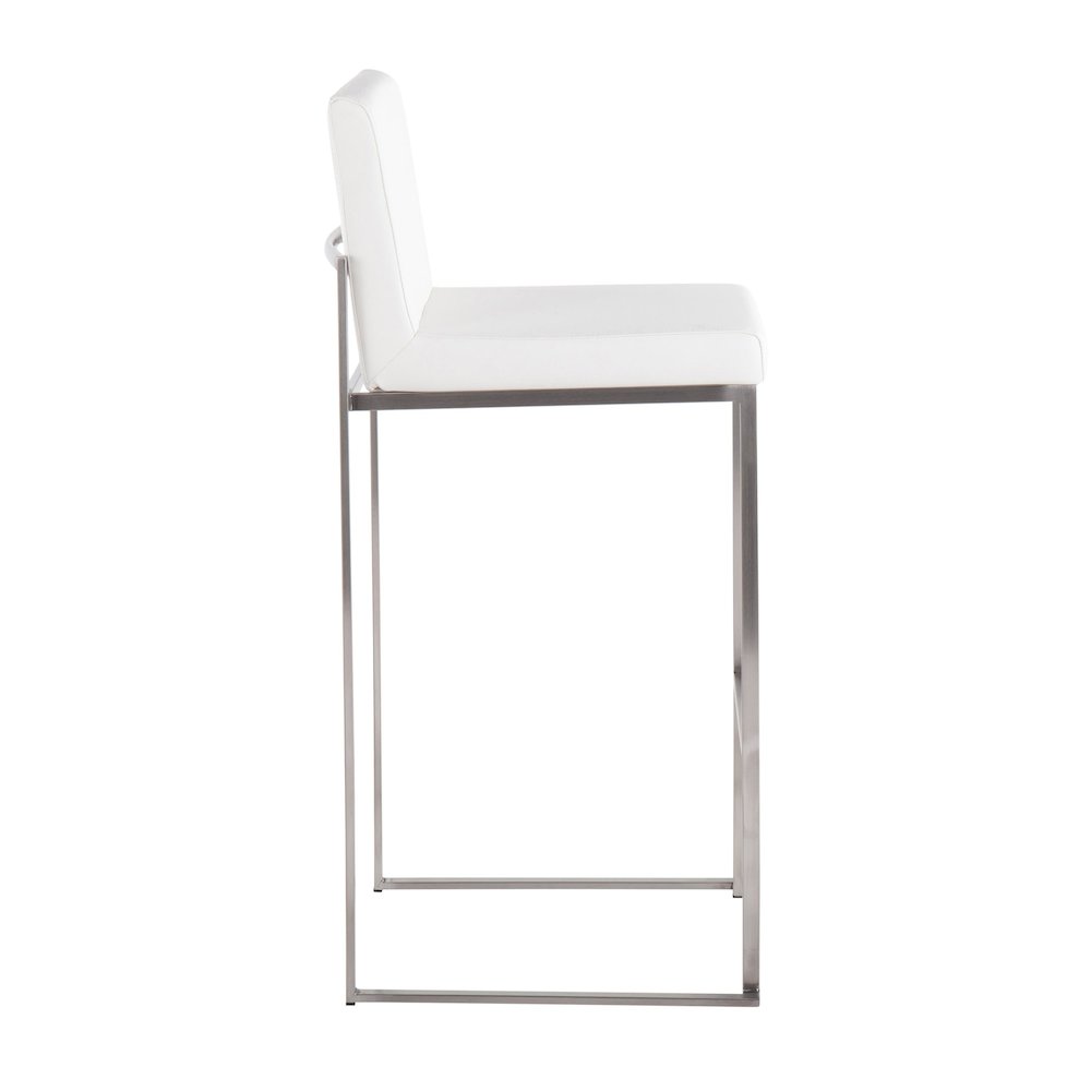 Fuji High Back 30" Fixed-Height Barstool - Set of 3. Picture 3