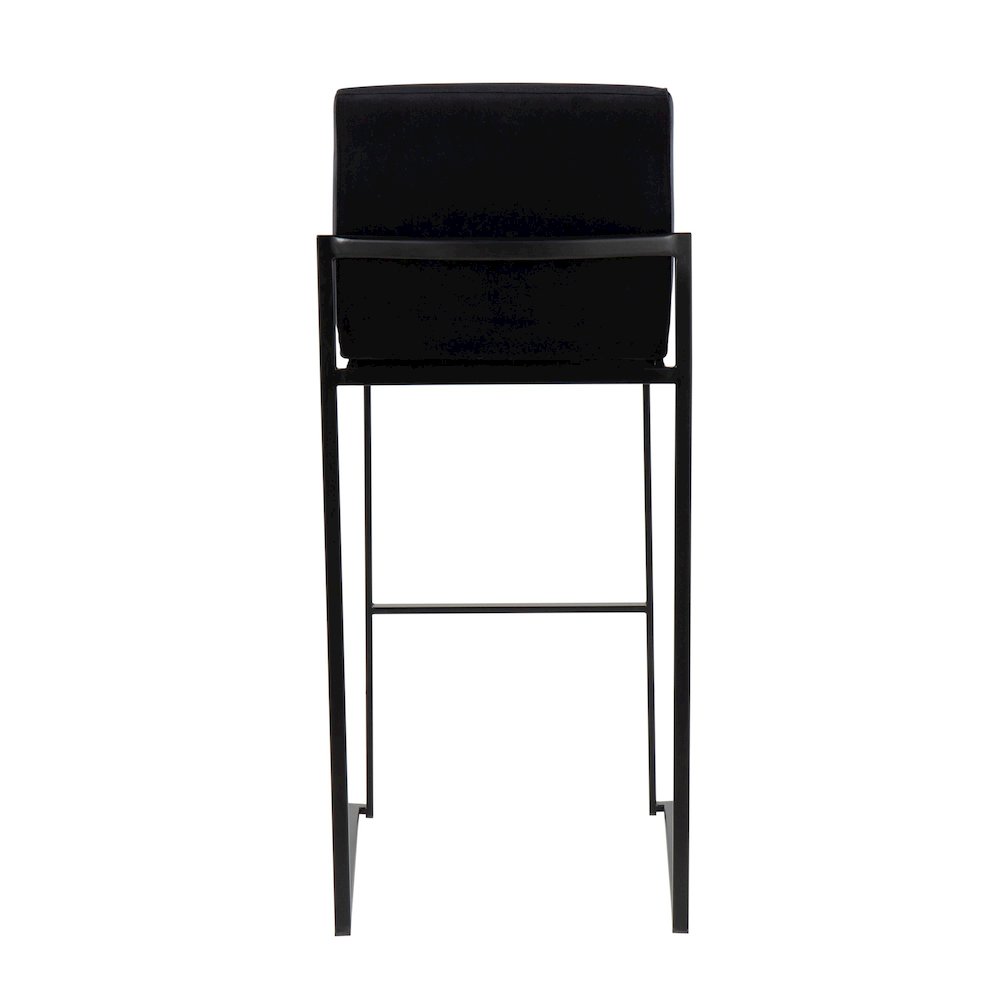 Fuji High Back 30" Fixed-Height Barstool - Set of 3. Picture 5