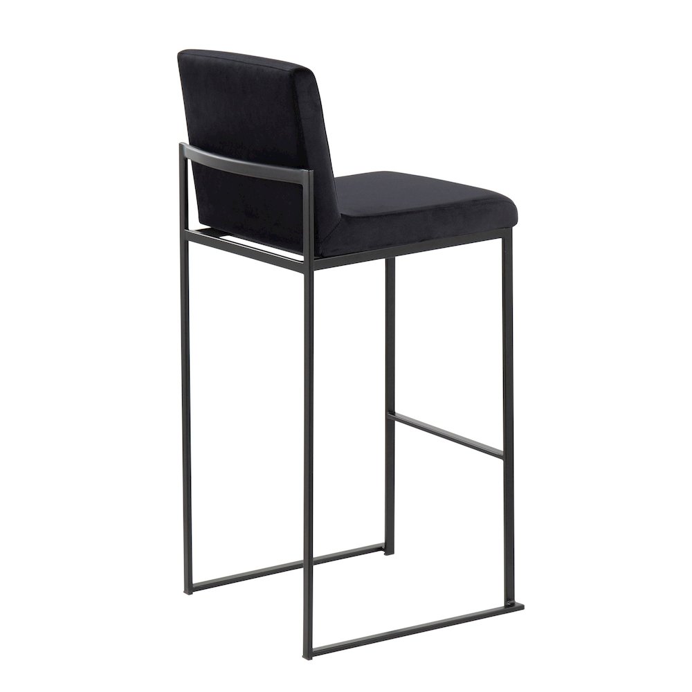 Fuji High Back 30" Fixed-Height Barstool - Set of 3. Picture 4