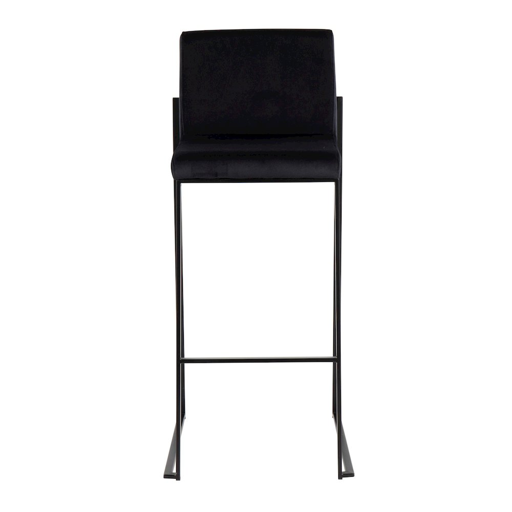 Fuji High Back 30" Fixed-Height Barstool - Set of 3. Picture 6