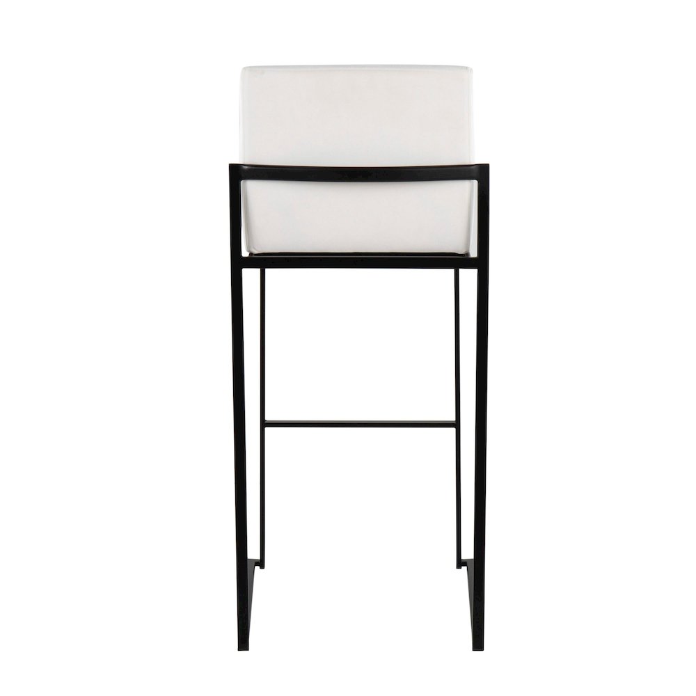 Fuji High Back 30" Fixed-Height Barstool - Set of 3. Picture 5