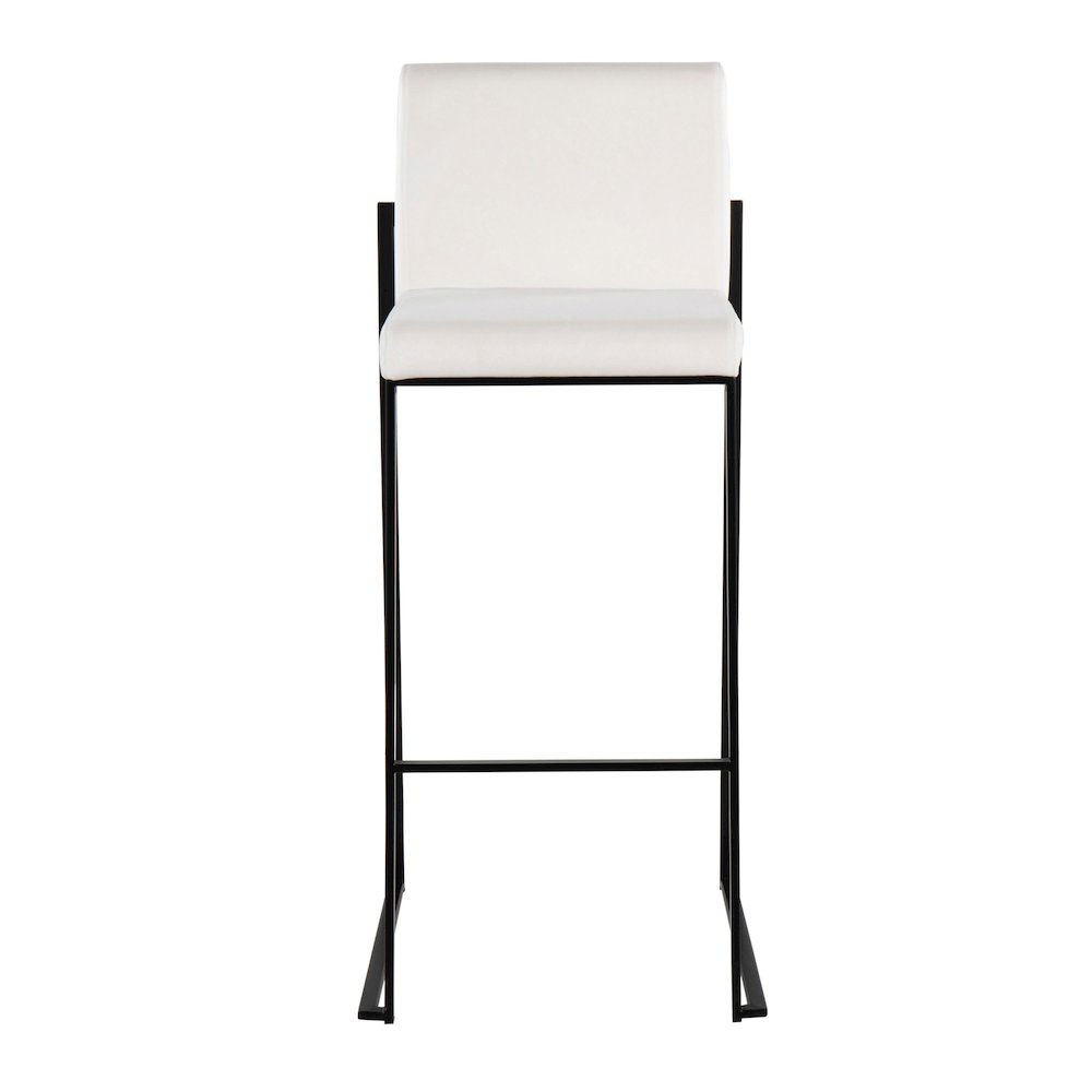 Fuji High Back 30" Fixed-Height Barstool - Set of 3. Picture 6