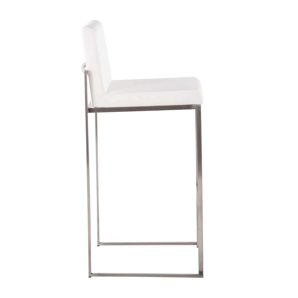 Fuji High Back 30" Fixed-Height Barstool - Set of 3. Picture 3