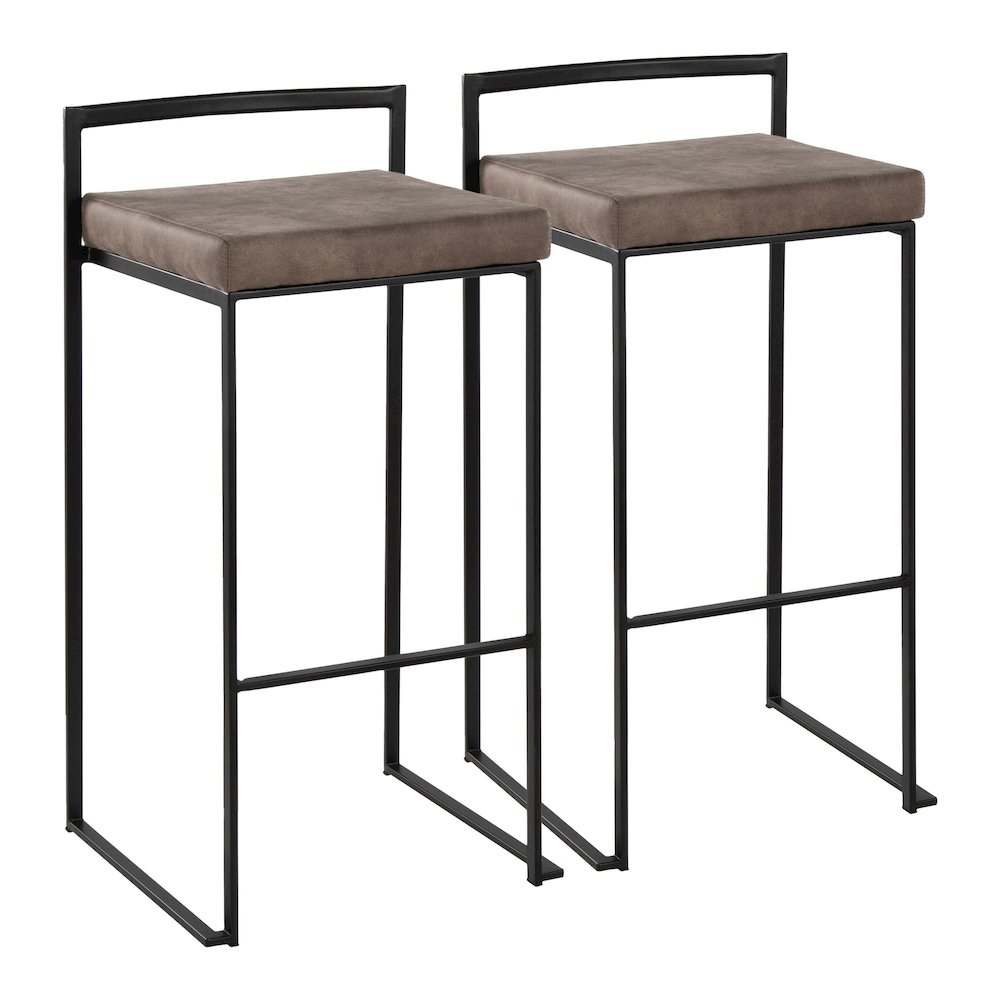 Fuji Stacker Barstool - Set of 2. Picture 1