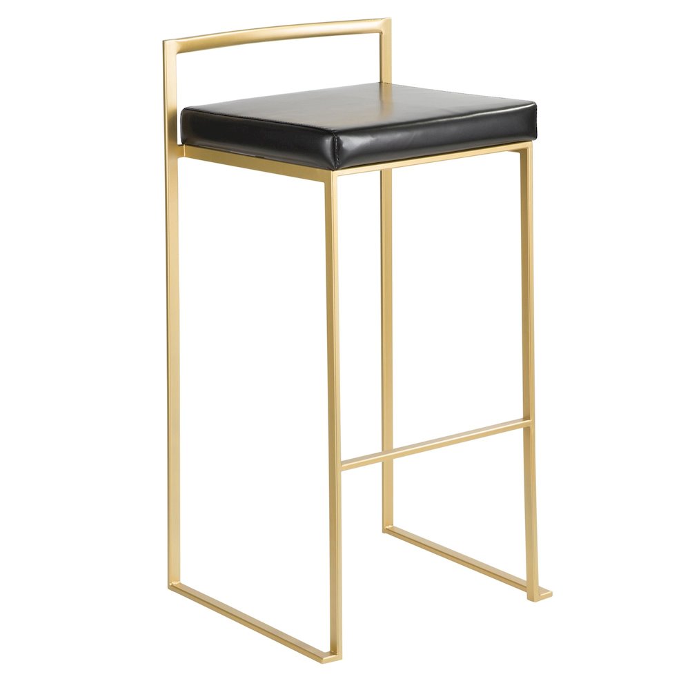 Fuji Stacker 30" Fixed-Height Barstool - Set of 3. Picture 2