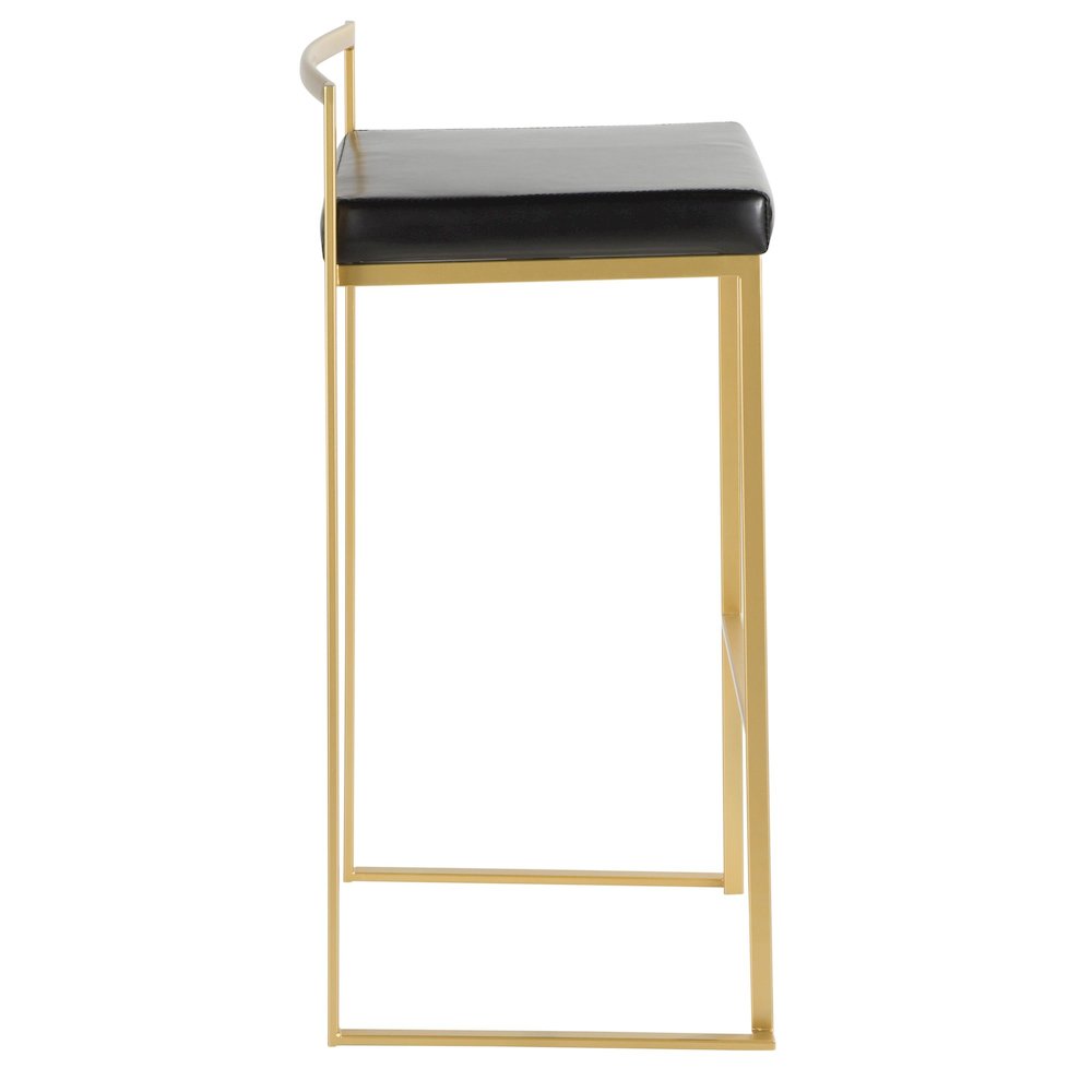Fuji Stacker 30" Fixed-Height Barstool - Set of 3. Picture 3
